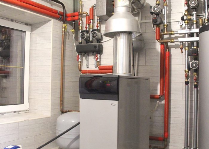 furnace and pipes after furnace repair Chicago by PAGE BOILERS